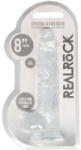 RealRock Crystal Clear Dildo 19 cm