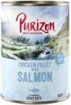 Purizon Purizon Adult 6 x 400 g - fără cereale File de pui cu somon
