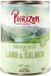Purizon Purizon Adult 6 x 400 g - fără cereale File de pui cu somon & miel