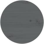 vidaXL Blat de masă, gri, Ø30x2, 5 cm, lemn masiv de pin (813665)