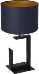 Luminex Asztali lámpa 1xE27/60W/230V 45 cm kék/arany LU3406 (LU3406)