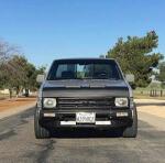 AutoStyle Защитен предпазител на капака за Nissan PickUp 1996-1997 черен PB 901187