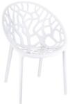Siesta Exclusive SI-Стол CRISTAL(052)GLOSSY WHITE and Black(0333) (014245)