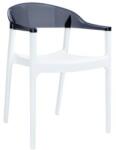Siesta Exclusive SI-Стол CARMEN(059)-White/Black Transparent (014279)