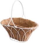 Chef`n Кокосова саксия КОШНИЦА 30x20x15см(CGF0428-12W)БЯЛА (0197104)