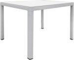 Horecano МАСА PVC РАТАН 90x90x75см(B 1016W)БЯЛА и Черна (0195296)