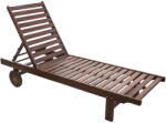 HORECANO Дървен шезлонг КЛАСИК 193x60xh30cm (C3017D) (0166240)