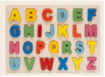 Magic Toys ABC betűi színes fa formaillesztő puzzle (MKM762367)