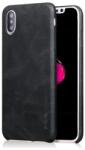 X-level Apple iPhone XS Max 6.5 műanyag telefonvédő (bőr hatású hátlap) fekete (GP-80479)