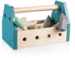 ZOPA Set de instrumente din lemn într-o cutie, albastru (BD8595114450565) Set bricolaj copii