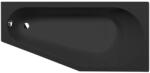 SAPHO POLYSAN TIGRA aszimmetrikus kád, jobbos, 170x80x46cm, matt fekete (90611BM) (90611BM)