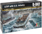 Italeri LCVP with US Infantry 1: 35 makett hajó (6524s) (6524s) - jatekmakettcentrum