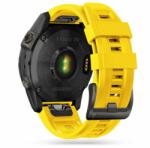  Okosóra szilikon szíj - GARMIN FENIX 5 / 6 / 6 PRO / 7 - TECH-PROTECT Iconband sárga szilikon szíj - tokgalaxis