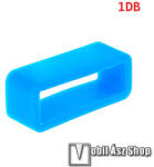  Okosóra szíj bújtató - 1db, szilikon, 18mm széles szíjakhoz, nem mérgező, mosható, A feltüntetett méret a bujtató belső szélességét jelöli! - VILÁGOSKÉK