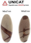  Shiva Lingam Neagra Rulat Natural - 148-149 x 67-69 mm - ( XXL ) - 1 Buc