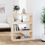 vidaXL Bibliotecă/Separator cameră, 80x30x103, 5 cm, lemn masiv de pin (808188) Biblioteca