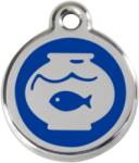 Red Dingo Rozsdamentes akvárium mintás acél biléta sötétkék