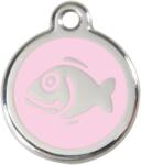 Red Dingo Rozsdamentes hal mintás acél biléta rózsaszín