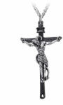 Alchemy Gothic Colier cu pandantiv ALCHEMY GOTHIC - Crucifaustan - Pewter - P912