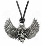Alchemy Gothic Pandantiv Colier Airbourne - Skull / Wings - ALCHEMY GOTHIC - PP513