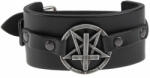 Leather & Steel Fashion Brăţară PENTAGRAM S inverted CROSS - LSF1 45