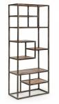 Bizzotto Raft, lemn maro, fier negru patinat, Elmer, 70x35x170 cm (0746317) Raft