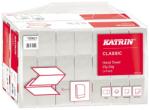 Katrin Kéztörlő V hajtás 2 rétegű Katrin Classic fehér 200lap/csom (35298) (KHH375)