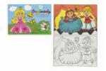 Teddies Carte de colorat Prințese 21x15cm 8 frunze A5 Carte de colorat