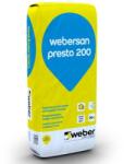 Weber Webersan Presto 200 SPR200 javítóvakolat 30kg (5200860078)