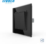 LIVOLO Intrerupator mecanic dublu cap scara Livolo serie noua (VL-2FCMKS-1BP-P7E)