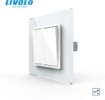 LIVOLO Intrerupator mecanic dublu cap scara Livolo serie noua (VL-2FCMKS-1WP-P7E)