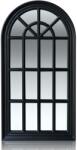 Casa Chic Savile Огледало с френски прозорец Дървена рамка 86 x 46 см (MIR-WIN-46X86-BLK) (MIR-WIN-46X86-BLK) - electronic-star