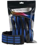 CableMod Set cabluri prelungitoare CableMod PRO ModMesh, cleme incluse, Black/Blue, CM-PCAB-BKIT-NKKB-3PK-R