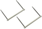 Laser Tools LAS-7741 rádiókiszerelő készlet Opel / Vauxhall 2 DIN-es rádiókhoz, 2 részes (LAS-7741) - praktikuskft