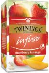 TWININGS Gyümölcstea 20x2g Twinings Infuso mangó és eper (1MARED024U)
