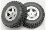 Traxxas Roata Traxxas 1.4 / 1.8", disc satinat SCT, anvelope SCT (2) (TRA7073)