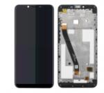  Cubot X19 előlap keret, lcd kijelző és érintőpanel fekete, gyári