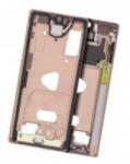 Samsung N980, N981 Galaxy Note 20, Note 20 5G lcd keret (középső keret) arany, OEM