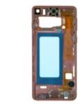 Samsung G973 Galaxy S10 lcd keret (középső keret) narancs, OEM