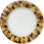 3D the glassware company D-Плато кръг ф32см(1010-94-002)coral rim red (0103237)