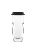 Luigi Bormioli DRINK & DESIGN - Large - Термо чаша със силиконов капак - двустенна - 460мл - 1бр - 12837 (0110500)