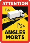 Matrica Indicator ANGLES MORTS magnetic - avertizare de spațiu mort pentru camion