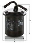 Mann-filter filtru combustibil MANN-FILTER WK 711 (WK 711) - automobilus
