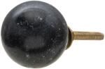 Clayre & Eef Buton mobilier din piatra neagra 3 cm (64979)