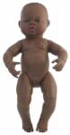 Miniland Bebelus nou nascut african fetita 40 cm (ML31004) Papusa