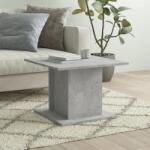vidaXL Măsuță de cafea, gri beton, 55, 5x55, 5x40 cm, PAL (810320) Masa de cafea