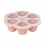 Beaba Recipient ermetic silicon multiportii 6x150 ml Beaba Old Pink (B912615) - babyneeds