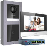 Hikvision DS-KIS613-M Egylakásos (bővíthető) IP video-kaputelefon szett (CSOMAG-DS-KIS613-M)