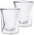 KRASINO Set 2 pahare Antony, pentru whisky, pereti dubli, sticla borosilicata, 300 ml, 9.5x11 cm Pahar