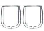 KRASINO Set 2 pahare Arlen, pereti dubli, sticla borosilicata, 9x10.5 cm, 350 m Pahar